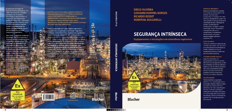 Livro sobre Segurança Intrínseca Ex “i” traz uma abordagem abrangente para Áreas Classificadas em Indústria 4.0 e I2oT - Revista Cipa