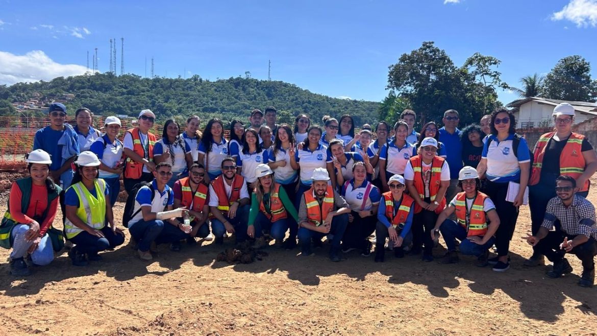 Alunos visitam obra da ETE Rio Verde e aprendem sobre saneamento e segurança no trabalho - Revista Cipa